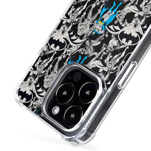DC Comics Batman Characters Action Poses Print iPhone 16 Pro MagSafe Case